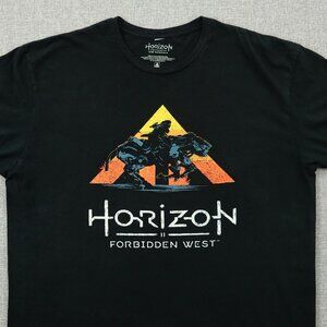 Horizon Forbidden West PlayStation Promo Graphic Tee Black Size XL